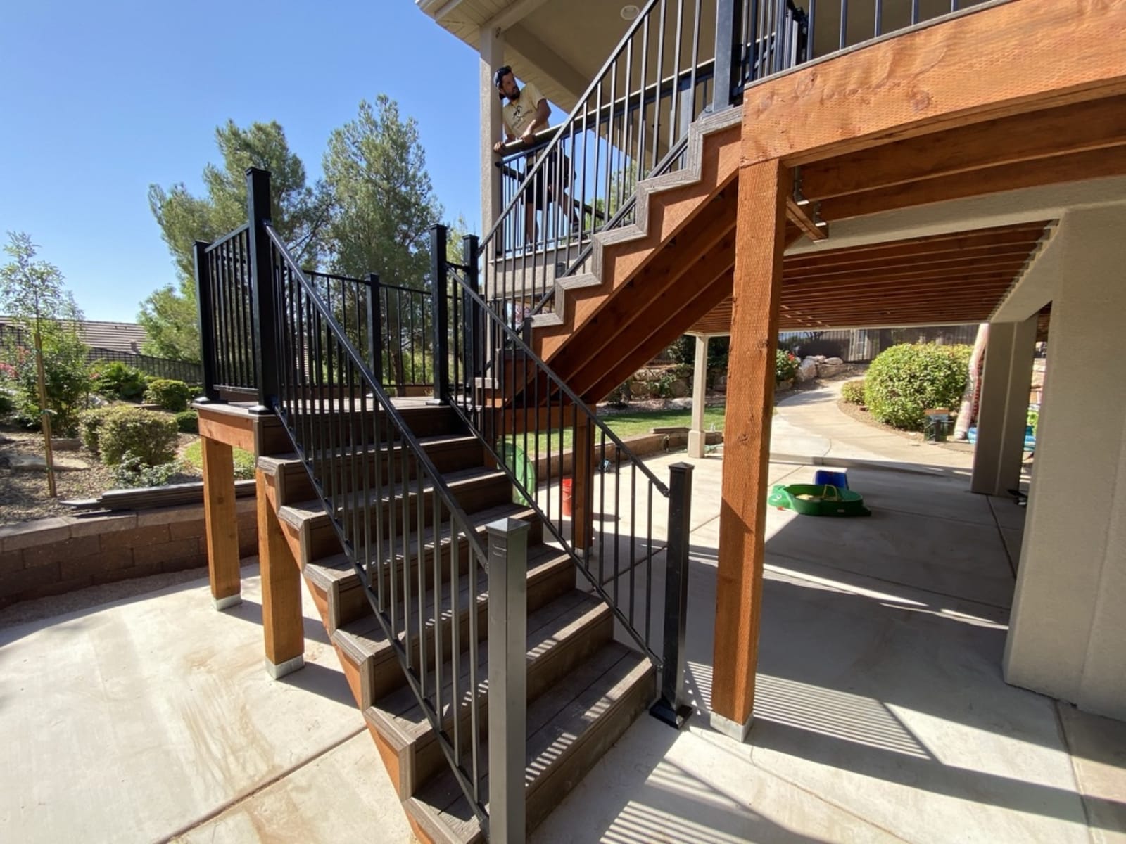 Deck addition